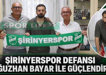 ŞİRİNYERSPOR, TECRÜBELİ OYUNCU OĞUZHAN BAYAR İLE SÖZLEŞME YENİLEDİ