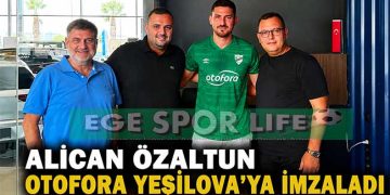 OTOFORA YEŞİLOVASPOR, SAVUNMAYI ALİCAN ÖZALTUN İLE GÜÇLENDİRDİ