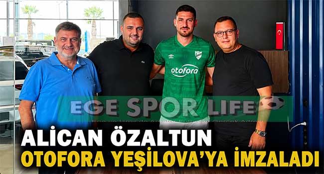 OTOFORA YEŞİLOVASPOR, SAVUNMAYI ALİCAN ÖZALTUN İLE GÜÇLENDİRDİ