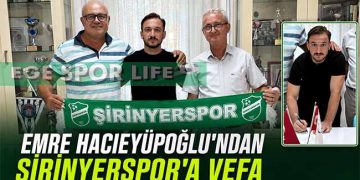 YETİŞTİĞİ KULÜP OLAN ŞİRİNYERSPOR’A DÖNEN EMRE HACIEYÜPOĞLU İMZAYI ATTI