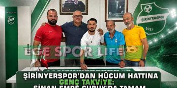 SİNAN EMRE ÇUBUK, YENİDEN YUVAYA DÖNDÜ VE ŞİRİNYERSPOR’A İMZA ATTI