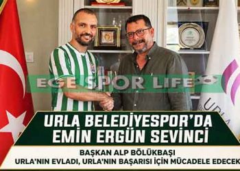URLA BELEDİYESPOR’DA KAPTAN EMİN ERGÜN YUVADA KALDI