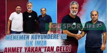 MENEMEN KOYUNDERESPOR, TEKNİK ADAMINI BULDU: AHMET YAKAK İMZAYI ATTI