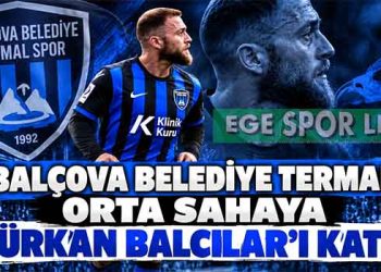 BALÇOVA BELEDİYE TERMAL ORTA SAHAYA GÜRKAN BALCILAR’I KATTI
