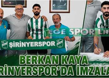 ŞİRİNYERSPOR, DEFANSI BERKAN KAYA İLE GÜÇLENDİRDİ