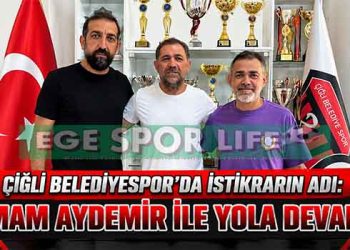 ÇİĞLİ BELEDİYESPOR’DA İSTİKRARIN ADI: İMAM AYDEMİR İLE YOLA DEVAM