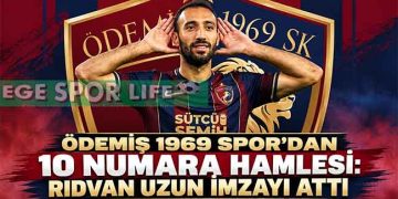 ÖDEMİŞ 1969 SPOR’DAN 10 NUMARA HAMLESİ: RIDVAN UZUN İMZAYI ATTI