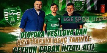 OTOFORA YEŞİLOVA’DAN ORTA SAHAYA GENÇ TAKVİYE: CEYHUN ÇOBAN İMZAYI ATTI