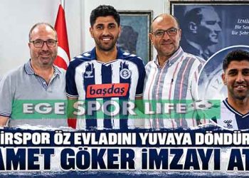 İZMİRSPOR ÖZ EVLADINI YUVAYA DÖNDÜRDÜ: SAMET GÖKER İMZAYI ATTI