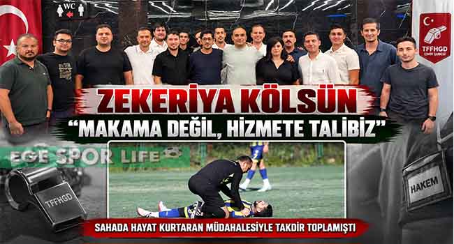 ZEKERİYA KÖLSÜN, TFFHGD İZMİR ŞUBESİ BAŞKANLIĞINA ADAYLIĞINI AÇIKLADI