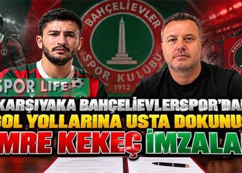 KARŞIYAKA BAHÇELİEVLERSPOR’DAN GOL YOLLARINA USTA DOKUNUŞ: EMRE KEKEÇ İMZALADI