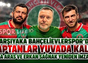 KARŞIYAKA BAHÇELİEVLERSPOR’DA KAPTANLAR YUVADA KALDI: TOLGA ARAS VE ERKAN SAĞNAK YENİDEN İMZALADI