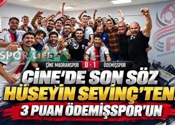 ÇİNE’DE SON SÖZ HÜSEYİN SEVİNÇ’TEN: 3 PUAN ÖDEMİŞSPOR’UN