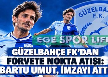 GÜZELBAHÇE FK’DAN FORVETE NOKTA ATIŞI: BARTU UMUT, İMZAYI ATTI