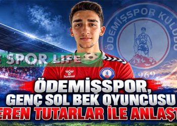 ÖDEMİŞSPOR, GENÇ SOL BEK OYUNCUSU EREN TUTARLAR İLE ANLAŞTI