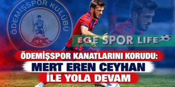 ÖDEMİŞSPOR KANATLARINI KORUDU: MERT EREN CEYHAN İLE YOLA DEVAM