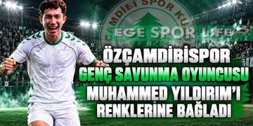 ÖZÇAMDİBİSPOR GENÇ SAVUNMA OYUNCUSU MUHAMMED YILDIRIM’I RENKLERİNE BAĞLADI
