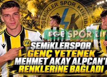 ŞEMİKLERSPOR GENÇ YETENEK MEHMET AKAY ALPCAN’I RENKLERİNE BAĞLADI