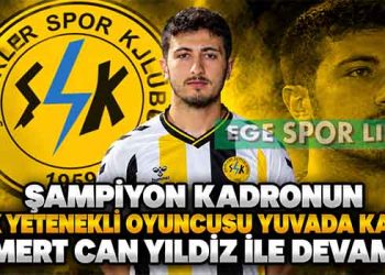 ŞAMPİYON KADRONUN YETENEKLİ OYUNCUSU YUVADA KALDI: MERT CAN YILDIZ İLE DEVAM