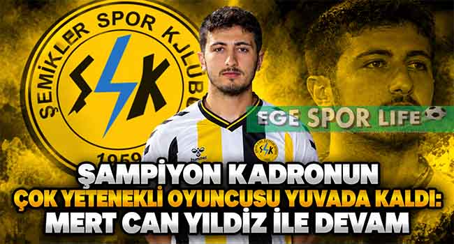 ŞAMPİYON KADRONUN YETENEKLİ OYUNCUSU YUVADA KALDI: MERT CAN YILDIZ İLE DEVAM