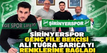 ŞİRİNYERSPOR GENÇ FİLE BEKÇİSİ ALİ TUĞRA SARICA’YI RENKLERİNE BAĞLADI