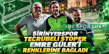 ŞİRİNYERSPOR TECRÜBELİ STOPER EMRE GÜLER’İ RENKLERİNE BAĞLADI