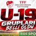İZMİR U-19 LİGİ’NDE GRUPLAR BELLİ OLDU: HEYECAN 21 EKİM’DE BAŞLIYOR
